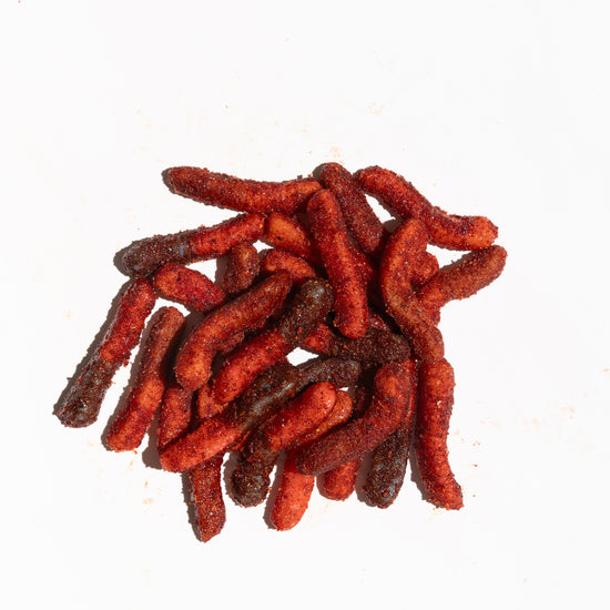 Gummy Worms Con Chamoy