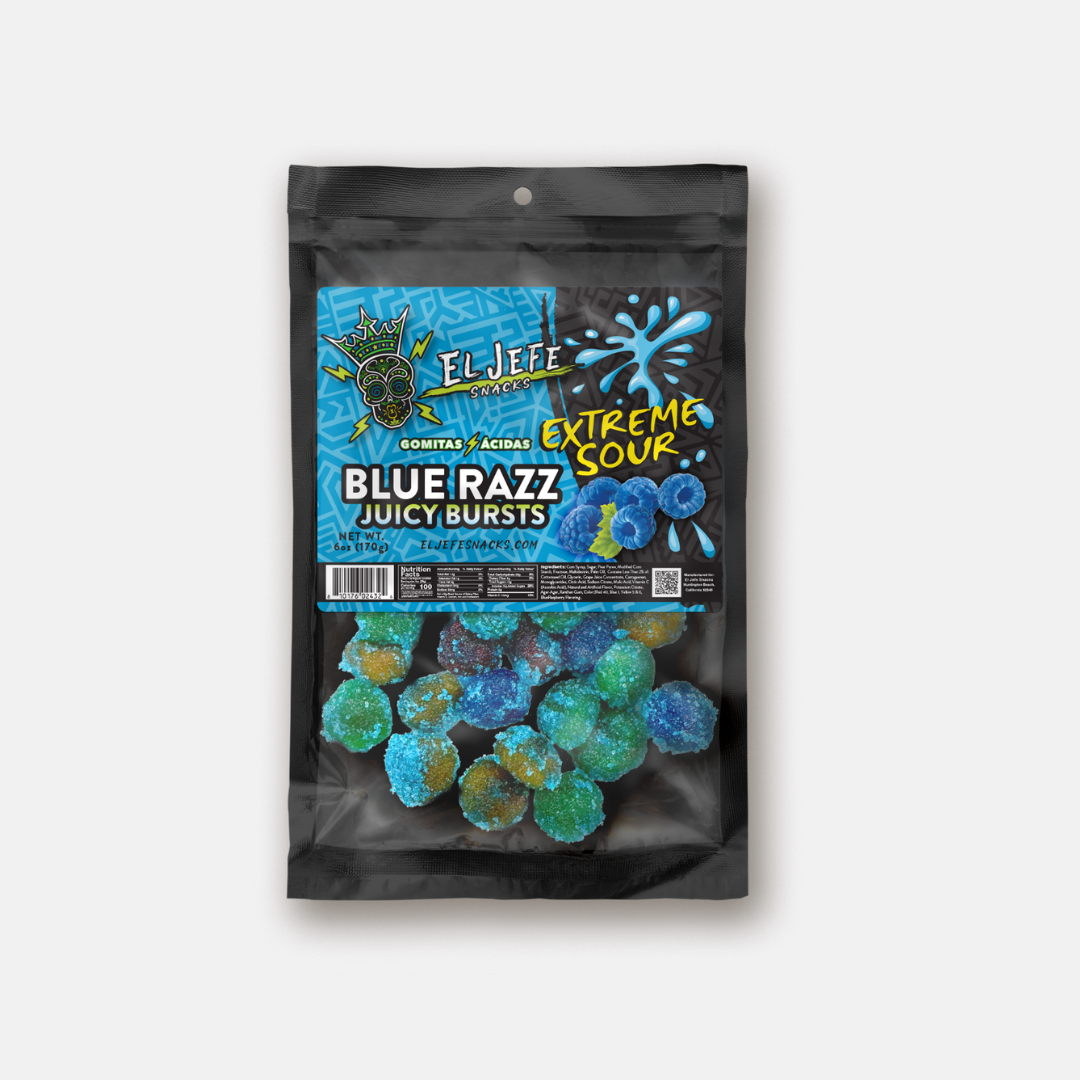 Extreme Sour Blue Razz Juicy Bursts Extreme Sour Blue Razz Juicy Bursts