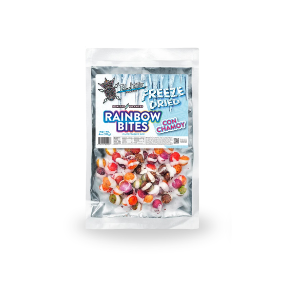 Freeze Dried Rainbow Bites Con Chamoy