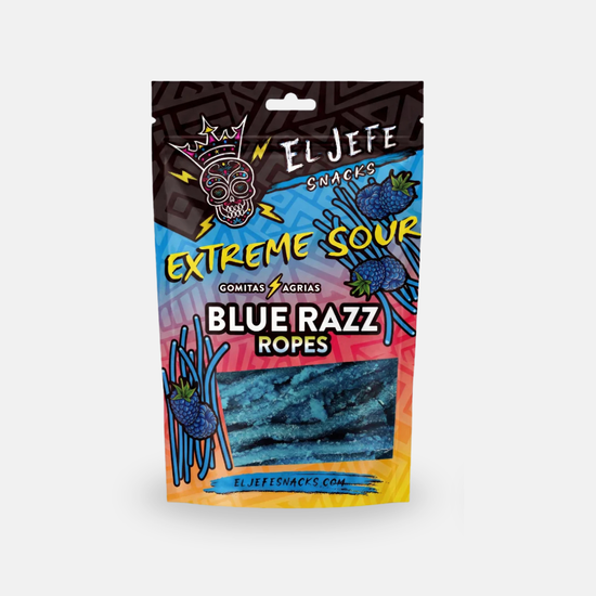 Extreme Sour Blue Razz Ropes
