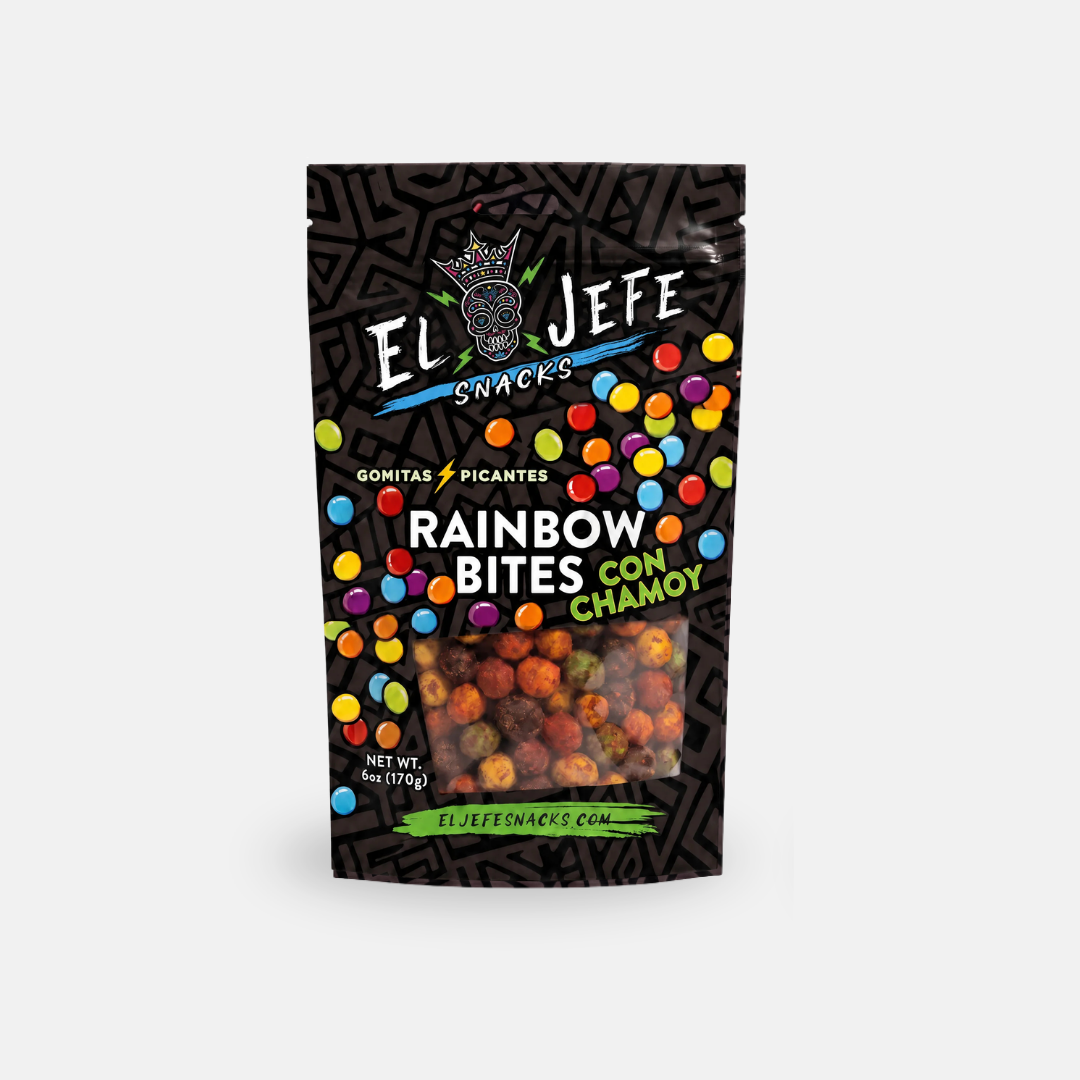 Rainbow Bites Con Chamoy